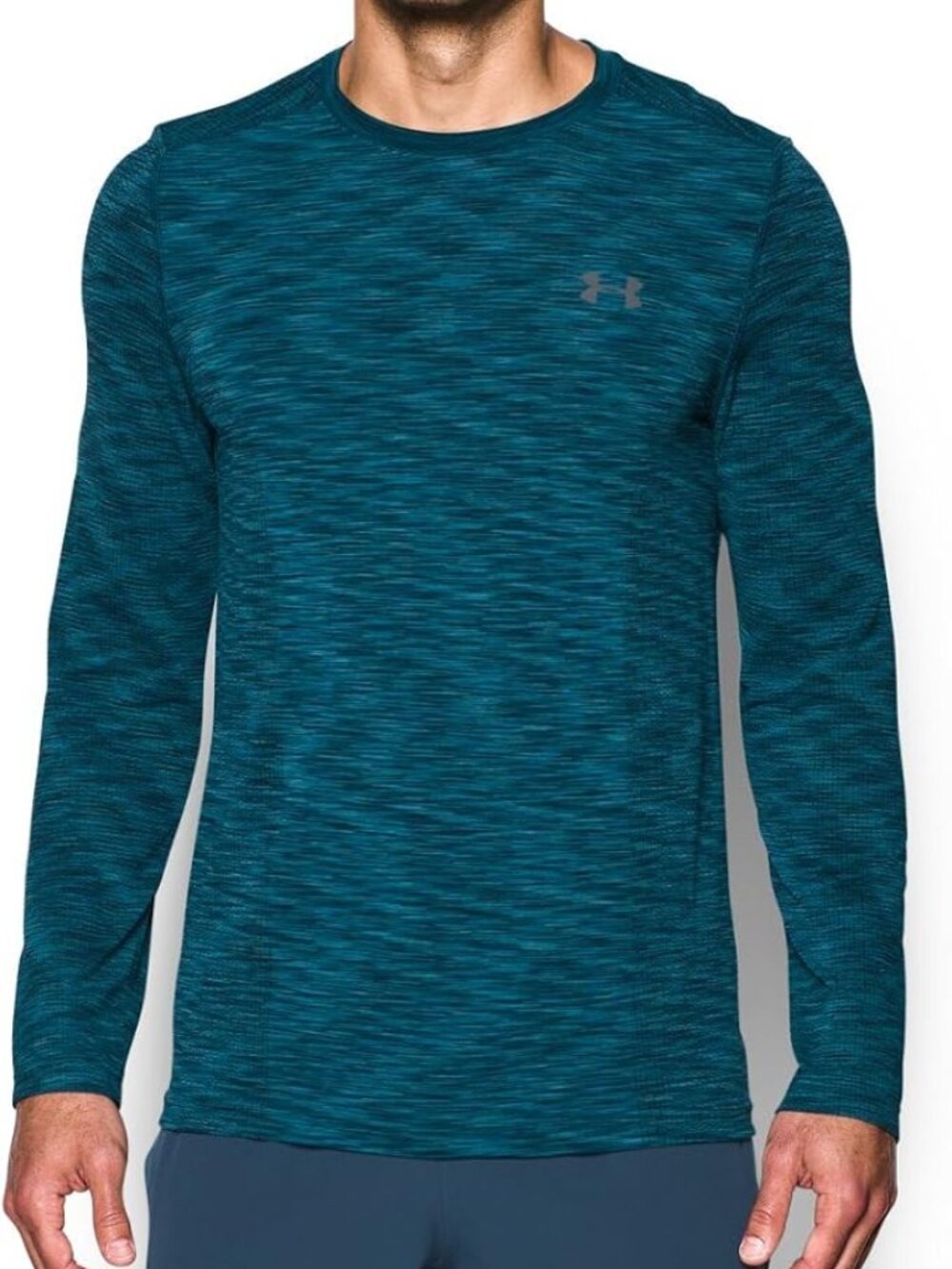 Under Armour Fitted Threadborne Men's Long Sleeve Shirt, Medium